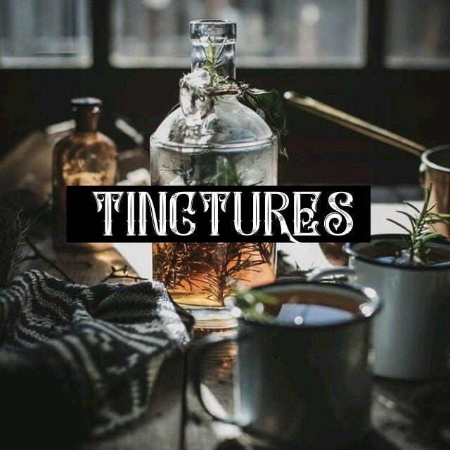 TINCTURES (COMING SOON)