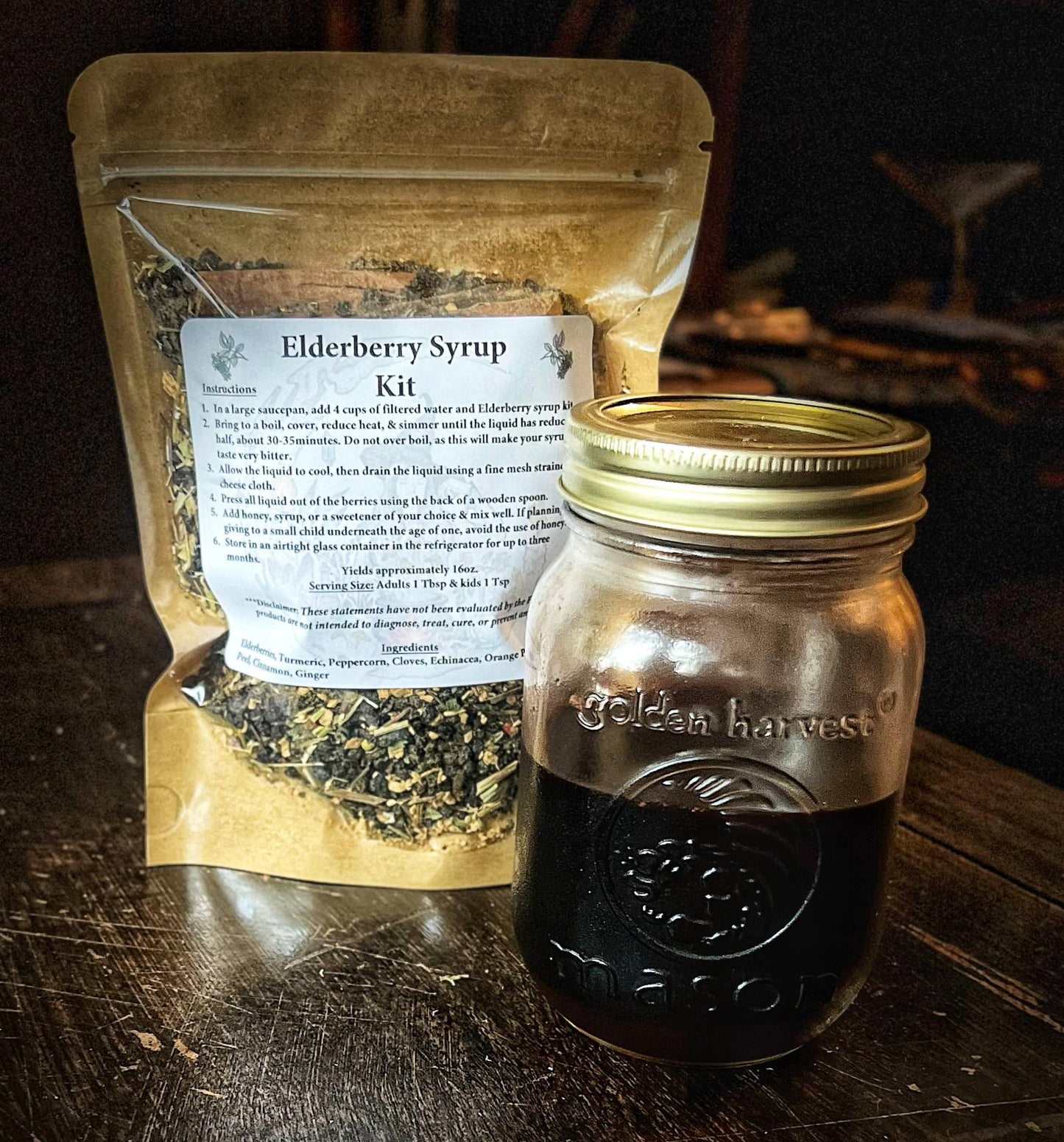 ELDERBERRY SYRUP KIT